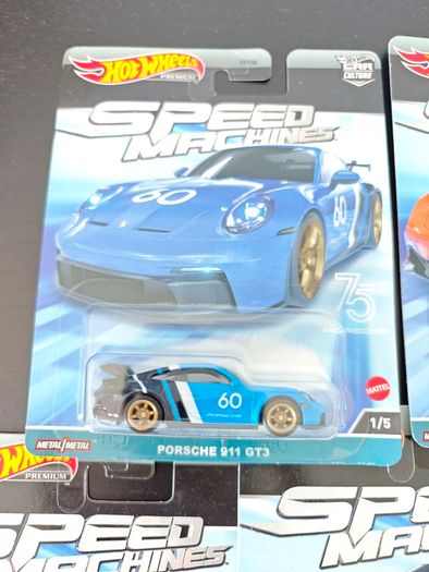 Hot Wheels Premium Speed Machines set of 5, new.