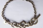 Pandora Sterling Silver 925 Knotted Hearts T-Bar Bracelet  Sterling Silver length 7" - 15,2g