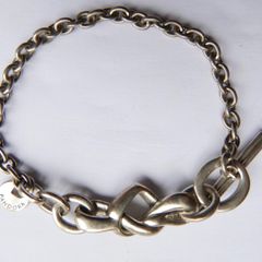 Pandora Sterling Silver 925 Knotted Hearts T-Bar Bracelet  Sterling Silver length 7" - 15,2g