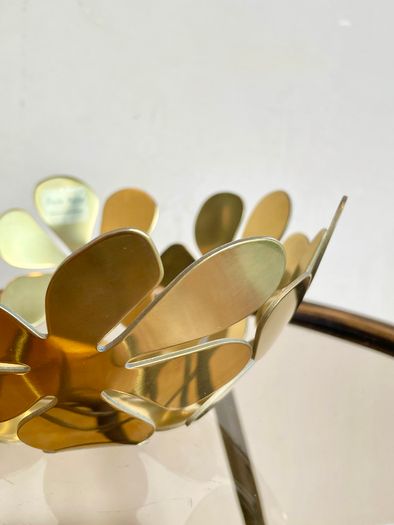 Vintage Ikea Brass Stockholm Fruit Bowl, Monica Mulder, Scandinavian