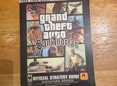 Grand Theft Auto San Andreas BradyGames Strategy Guide Book