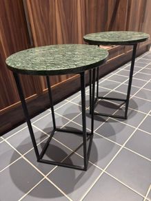 Marble side tables