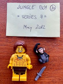Lego minifigure Jungle Boy - Series 7 (2012)