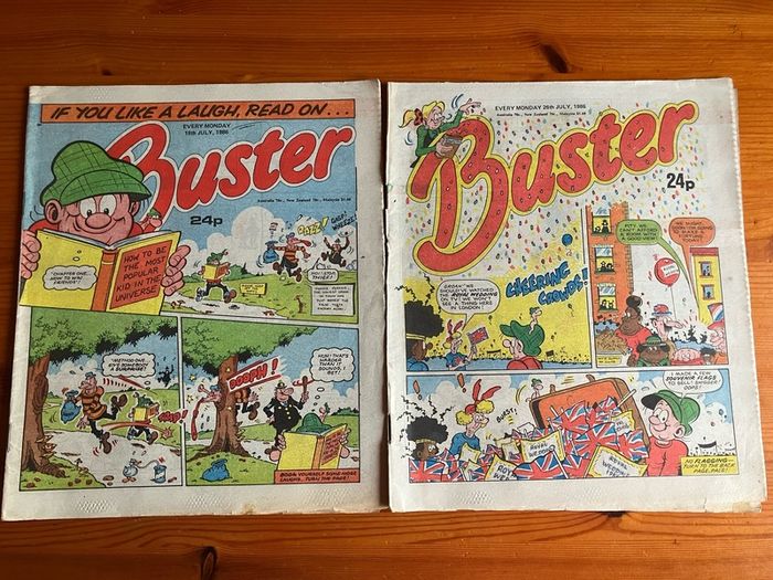 Comics: 'Buster' 1986 (8 magazines)