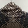 Antique 1920s Egyptian Azute Black Shawl Image 3