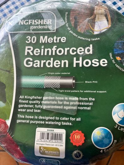 30 Metre Reinforced Garden Hose (new)