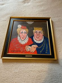PAINTING  Original John Schwatchke painting Waterford opera,
