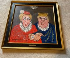 PAINTING  Original John Schwatchke painting Waterford opera,