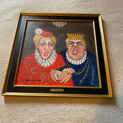 PAINTING  Original John Schwatchke painting Waterford opera,