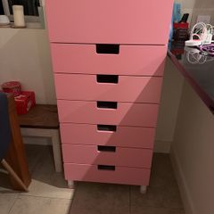 Pink Drawer Storage Unit