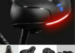 Extra Wide Comfort Saddle Bicycle Seat Pad Soft Padded MTB Bike Gel Saddle