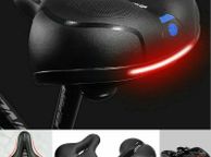 main image for ad Extra Wide Comfort Saddle Bicycle Seat Pad Soft Padded MTB Bike Gel Saddle