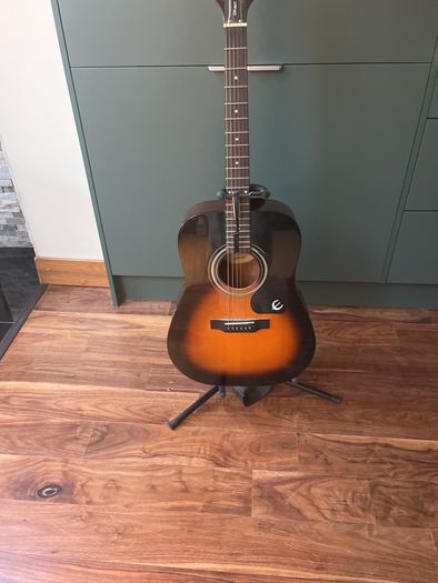 Guitar and stand