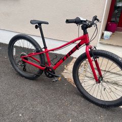 Kids red mountain bike