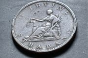 Irish G Irvine Strabane 1813 penny token