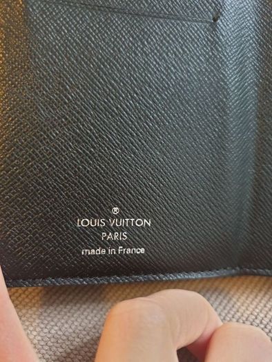 LOUIS VUITTONBlack Electric Epi Leather Joey Wallet