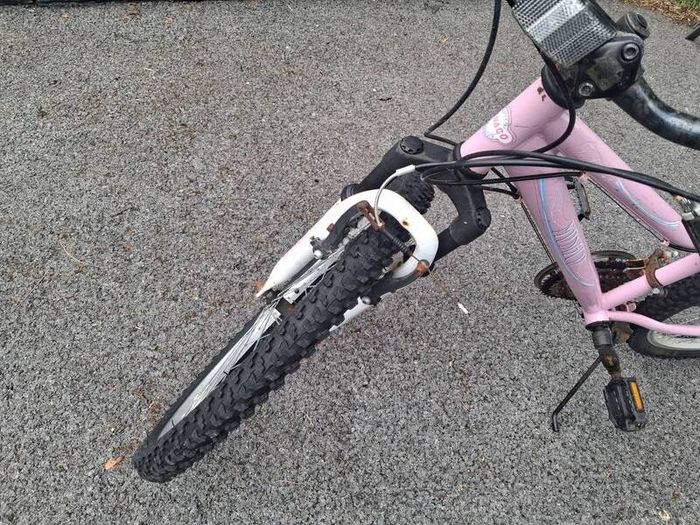 girls 24inch bike  lovely bike some rust
