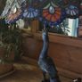 Peacock Eye And Fantail  Large Table Lamp Image 2