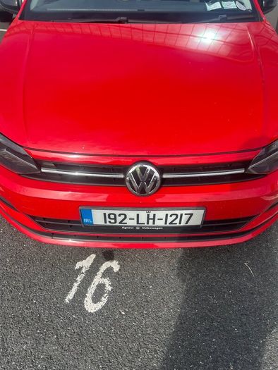 Volkswagen Red Polo Beats Edition 2019