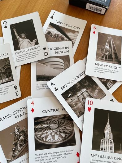 The Flamingo Casino Played & Clipped  & New York Playing Cards