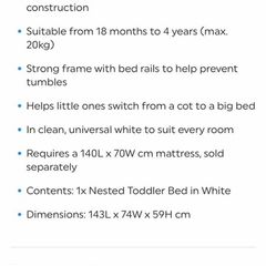 Toddler bed
