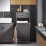 Bathroom Vanity Unit Recycled Solid Wood Basin Cabinet Image 2