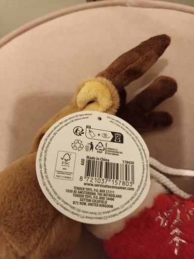 Brand new Reindeer soft toy