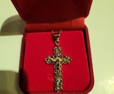 Crucifix and chain
