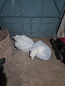 2 large bags of soil/compost