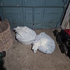 2 large bags of soil/compost