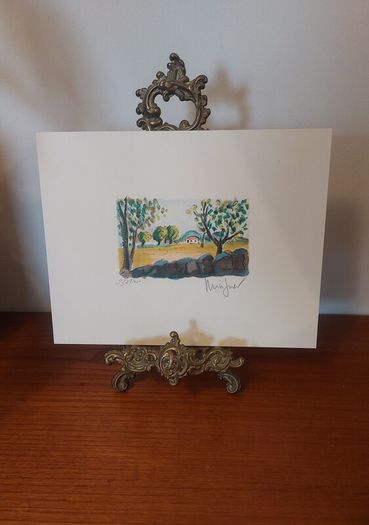 Fantastic Limited-Edition Hand-Signed Lithograph Print of a Caribbean Scene by the Renowned French Artist Alexandre Minguet (1937-1996), #937/1000
