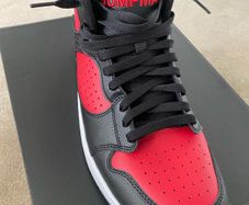 Nike Air Jordan Men's Access Black/Red Basketball Shoes AR3762-006