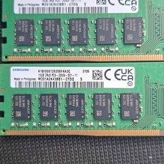 2x 16GB (32GB Total) Samsung DDR4 2666MHz