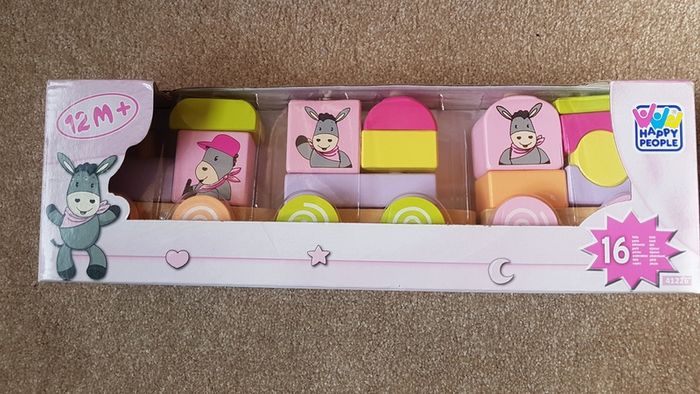 Nursery / Wooden Donkey Train - NEW