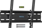 Ultra Slim TV Wall Bracket Mount for 23-60 inchs LCD LED TVs, Low Profile Tilt TV Wall Mount up to VESA 400x400mm, 50 inch tv wall bracket with Spring Locking System, Includes 5 Cable Ties (FREE POSTAGE)
