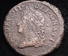 #267 - Ireland - 1690 - Shilling - Gun Money