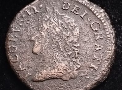 #267 - Ireland - 1690 - Shilling - Gun Money