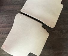 2 brand new never used Mercedes floor mats carpet beige