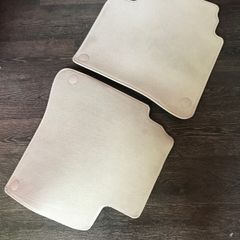 2 brand new never used Mercedes floor mats carpet beige