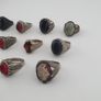 15 Boho Antique Rings Mixed Brass, Glass & Stone Designs Image 9