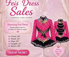 Irish dancing dress