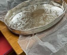 Silver plated tray