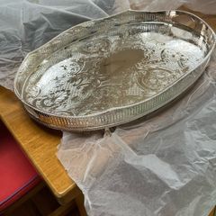Silver plated tray