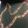 Hard Gold Plated Sterling Silver Italian Made Chain Image 8