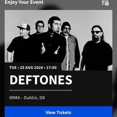 Deftones (+ IDLES) Front Standing x 1