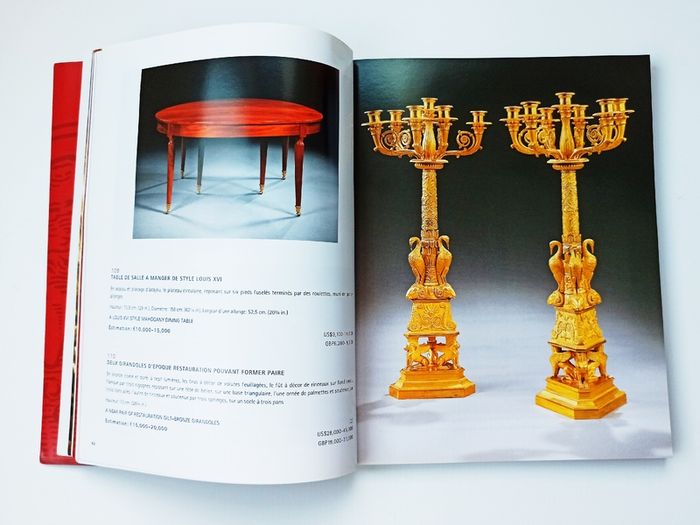 Christie's Paris auction sales room catalog "Important Mobilier, Objects, d'Art Orfevrerie, Ceramiques Europeennes et Arts d'Asie" 24th June 2002