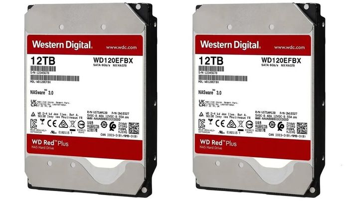 WD Red Plus 24TB (2 x 12TB) NAS Hard Disk Drive