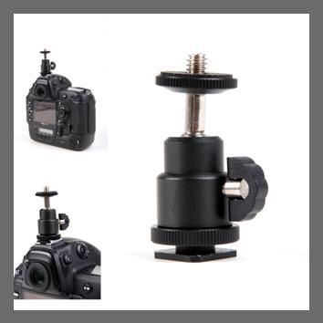 18722 1/4 inch Screw Tripod Mini Ball Head Light Bracket