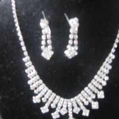 Silver/Crystal Bride's Designer Set