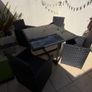 Outdoor Dinning Table Rattan Cube 4 seater Image 4